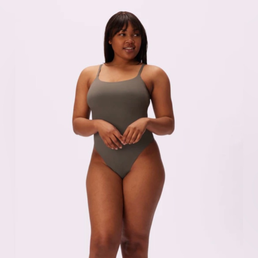 Parade Cami Seamless Bodysuit in Smokescreen